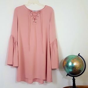 Small Bohemian Dusty Rose 🌹 Dress Justfab